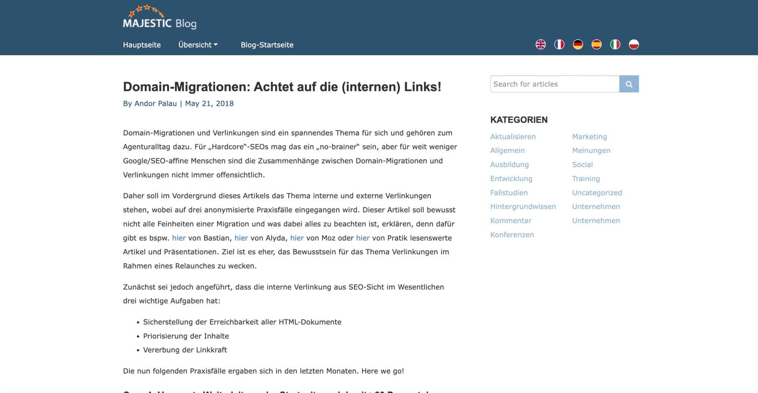 Domain-Migrationen