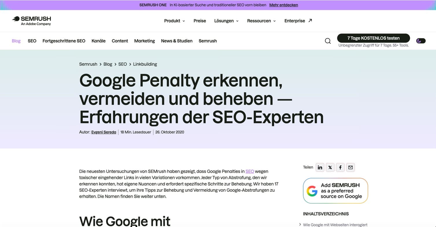 Google Penalty
